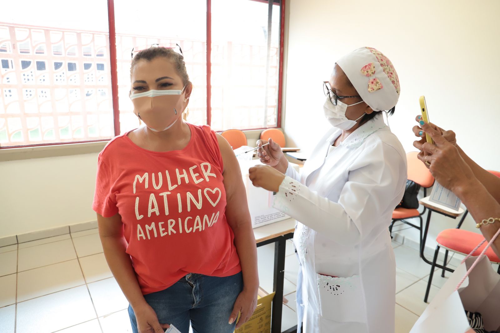 A participação de colabores tem sido fundamental no processo de vacinação