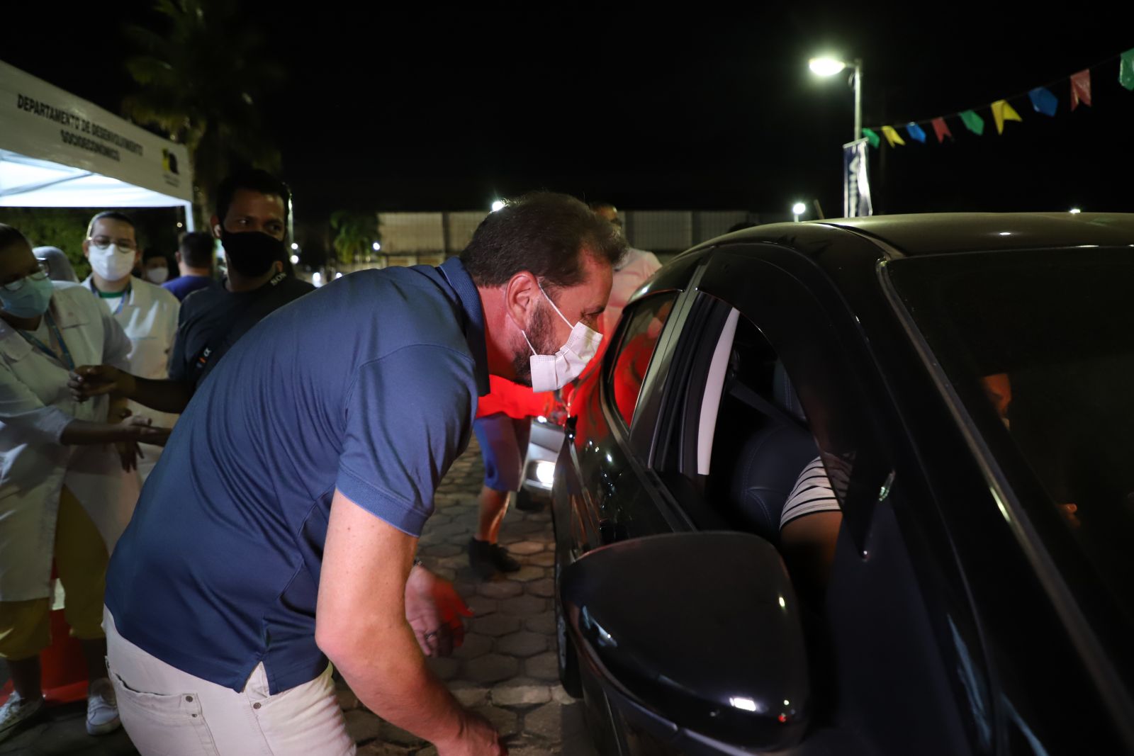 Prefeito acompanhou o drive-thru de vacinação em Porto Velho